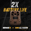 MOULTRIE EDGE 3 CELLULAR TRAIL CAMERA 40MP 0.5S TRIGGER - BROWN - Like New