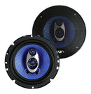 2 PYLE PL63BL 6.5" 360 WATTS 3-WAY CAR AUDIO COAXIAL SPEAKERS PAIR BLUE - Brand New