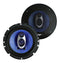 2 PYLE PL63BL 6.5" 360 WATTS 3-WAY CAR AUDIO COAXIAL SPEAKERS PAIR BLUE - Brand New