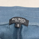 BLU ROCK MEN'S HEAVYWEIGHT SLIM-FIT FLEECE JOGGERS - SIZE: MEN S - HEATHER GREY - Brand New