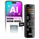 YIVIDA AI DIGITAL VOICE RECORDER 128GB AI TRANSCRIBE & SUMMARIZE NOTE TAKER - Like New