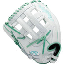RAWLINGS LIBERTY ADVANCED 12.75" FASTPITCH SOFTBALL GLOVE LEFT HAND - WHITE MINT - Like New