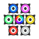 UPHERE 5V 3PC 120MM SILENT PWM INTELLIGENT CONTROL 5V ADDRESSABLE RGB FAN - Like New