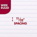 MEAD SPIRAL NOTEBOOK, 1 SUBJECT, WIDE RULED PAPER, 70 SHEETS, 05510AB5 - RED - Brand New