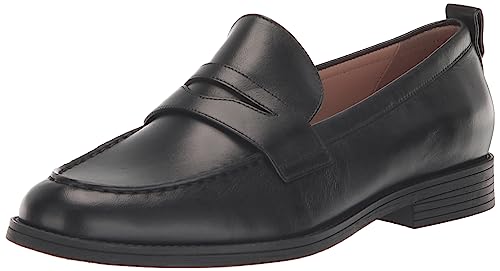 W28188 COLE HAAN WOMEN'S STASSI PENNY LOAFER BLACK SIZE 8 - Like New