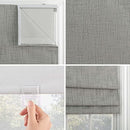 Sun Zero Seraphina Textured Total Blackout Cordless Roman Shade 35"x64" - Gray - Brand New