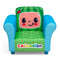 DELTA CHILDREN UPHOLSTERED CHAIR, COCOMELON - BLUE/GREEN - Brand New