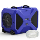 MOISWELL 190 PINTS LGR COMMERCIAL DEHUMIDIFIER WITH PUMP - BLUE - Like New