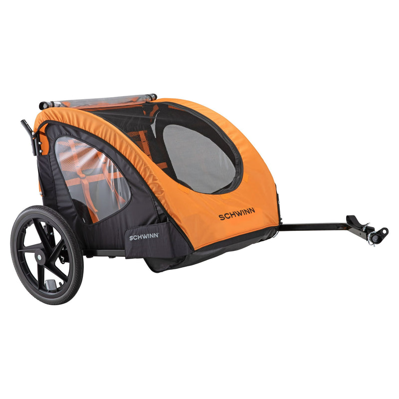 SCHWINN SPRINGBROOK BICYCLE TRAILER, TWO PASSENGERS - - Scratch & Dent