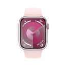 APPLE WATCH SERIES 9 (GPS) 45MM PINK ALUM CASE WITH LIGHT PINK BAND MR9G3LL/A - Like New