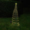 Touch of Eco Merrylite Solar LED Metal Tree TOE372 200 COLOR: Warm White Lights Like New