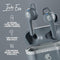 SKULLCANDY INDY EVO IN-EAR WIRELESS EARBUDS, 30 HR BATTERY MICROPHONE - GLAY - Brand New