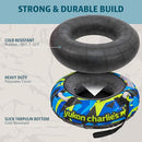 Yukon Charlie's Inflatable Snow Tube 46” – Heavy-Duty Snow Sled, Camo - Like New