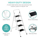 Best Choice Products 4-Step Portable Folding Heavy-Duty Steel Ladder B06XCV3BXZ - Brand New