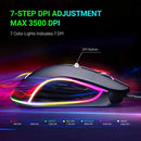 ABKONCORE M30 GAMING MOUSE, USB COMPUTER MICE FOR GAME & DAILY - BLACK - Brand New