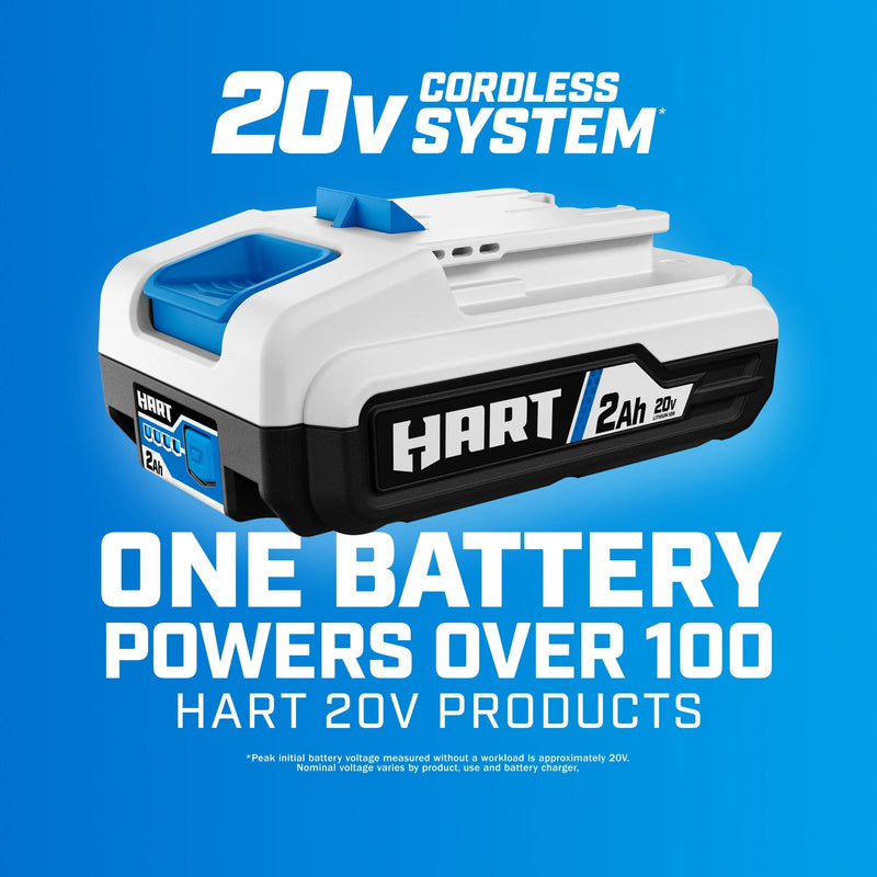 HART 20 VOLT SHEAR/SHRUBBER KIT, (1) 2.0AH LITHIUM-ION BATTERY - Scrat ...