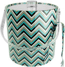 Hand Made USA Chevron Print Double Walled 3-Quart Insulated Ice Bucket - Brand New