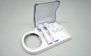 ORAL B BRUSH HEAD STORAGE UNIT WITH LIFT COVER - WHITE - Like New