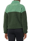 AMAZON ESSENTIALS WOMEN'S LONG SLEEVE FLEECE ZIP-UP SHERPA - XS - DG/SGS - Brand New