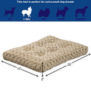 MIDWEST HOMES FOR PETS XS QUIETTIME DELUXE FRAME PET BED MACHI - MOCHA - Brand New