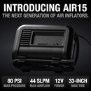 NOCO AIR15 UltraFast 15A Tire Inflator, 12V Portable Air Compressor Pump - Like New