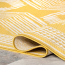 NULOOM 5FT X 8FT LOOMED RECTANGULAR AREA RUG - YELLOW/WHITE - Like New
