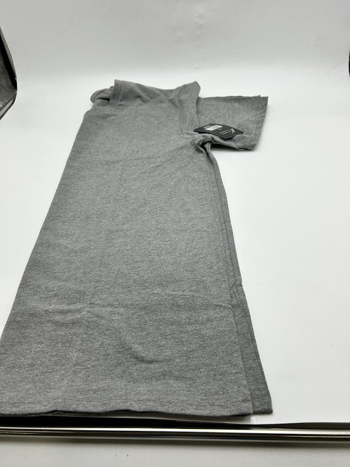 BLACK ICE MEN'S V-NECK SHORT SLEEVE T-SHIRT - SIZE: MEN L - CHARCOAL - Brand New