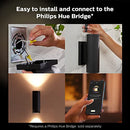 PHILIPS HUE APPEAR OUTDOOR SMART WALL LIGHT, 1-PACK 915005843101 - BLACK - Like New
