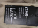 BLU ROCK MEN'S SUPER STRETCH CARGO SHORTS - SIZE: MEN 38 - KHAKI - Brand New