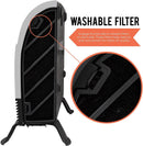 Heat Storm Phoenix Infrared Space Heater with Attachable Feet HS-1500-PHX -WHITE - Like New