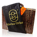 Marino Orlandi Men's Large Italian Designer Viceroy Briefcase - Mocha Alligator - Brand New