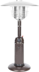 FIRE SENSE PORTABLE PATIO HEATER OUTDOOR PROPANE 10,000 BTU - HAMMERTONE BRONZE Like New