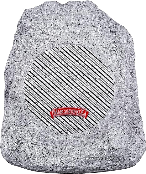 Sakar Margaritaville Outdoor Rock Bluetooth Wireless Durable Speakers - Gray Like New