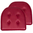 Sweet Home Collection Chair Cushion Memory Foam Pads Tufted 2 Count B07Y2RBRJZ - Brand New