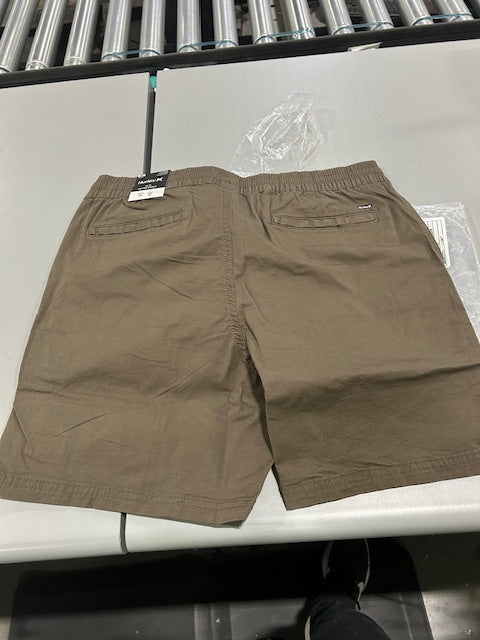 HURLEY MEDIUM OLIVE CARGO SHORTS - SIZE: MEN M - WOODLAND - Brand New