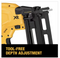 DEWALT 20V MAX XR 16-GAUGE LITHIUM-ION CORDLESS FINISH NAILER (TOOL ONLY) YELLOW - Like New