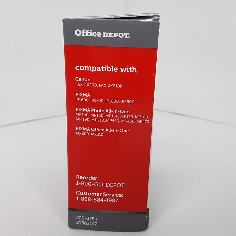OFFICE DEPOT CANON INK PG-40 BLACK INK CARTRIDGE - BLACK - Brand New