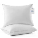 DAN RIVER Double Needle Pillows King (20x36), Set of 2 | Hotels Essentials White - Like New