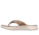 41528 SKECHERS WOMEN'S ON-THE-GO GO WALK FLEX SANDAL W/SKIP LACE TAUPE SIZE 12 - Brand New