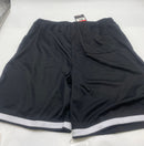 JUMP START MEN'S ACTIVE DRAWSTRING MESH BASKETBALL SHORTS SIZE: XL - BLACK - Brand New