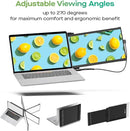 Mobile Pixels New Duex Max DS 14.1'' FHD 1080p Laptop Screen Extender - BLACK - Like New