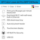 HP COLOR LASERJET PRO MFP 3301SDW WIRELESS ALL-IN-ONE BEST-FOR-OFFICE -WHITE - Like New