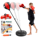 MEFBAHA Punching Bag Kids Boxing Bag Stand Kids Boxing With Standing Bag - BLK - Like New
