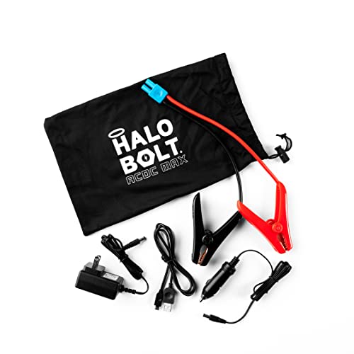 HALO BOLT ACDC MAX 55500 MWH PORTABLE PHONE LAPTOP CHARGER CAR JUMP STARTER - Like New