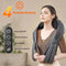 ELOMOL Neck Shoulder Massager with Heat CORDLESS BACK AND NECK MASSAGE - BLACK - Like New