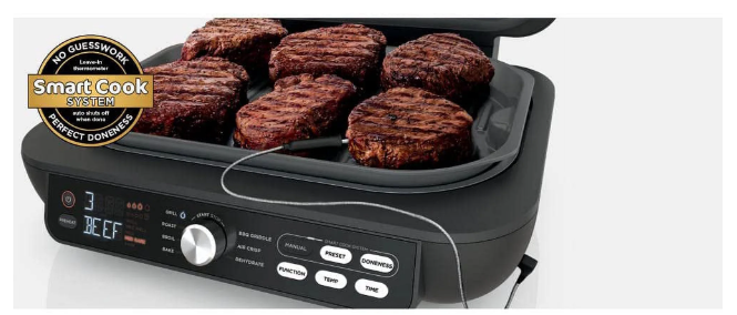 Ninja IG651 QNV Foodi Smart XL Pro 7-in-1 Indoor Grill/Griddle Combo - NAVY BLUE - Like New