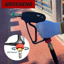 ANJIESENG SHORT PRESSURE WASHER GUN WITH 360 SWIVEL 5000 PSI / 10.5 GPM - BLACK - Like New