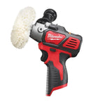 MILWAUKEE M12 VARIABLE SPEED POLISHER/SANDER 2438-20 - RED/BLACK - Like New