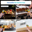 ETEKCITY INFRARED THERMOMETER LASER TEMPERATURE GUN EMISSIVITY - YELLOW/BLACK - Like New