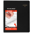 AT-A-GLANCE 2026 Appointment Book Planner Weekly 7" x 8-3/4" Black - Brand New